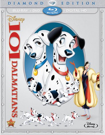 101 Dalmatians (2-Disc Diamond Edition Blu-ray/DVD/Digital HD) cover