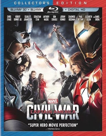 Captain America: Civil War [3D Blu-ray] cover