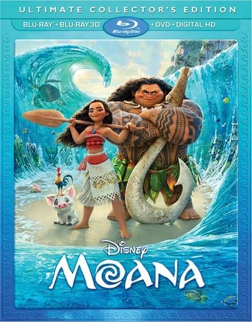 Moana 3D [3D Blu-ray / Blu-ray / DVD / Digital HD] cover
