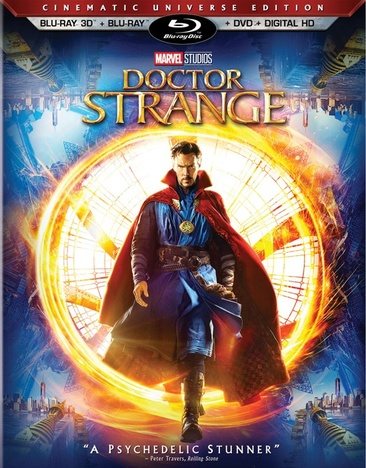 Doctor Strange 3D [3D Blu-ray / Blu-ray / DVD / Digital HD] cover