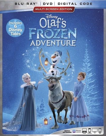 OLAF'S FROZEN ADVENTURE PLUS 6 DISNEY TALES (EXTENDED HOME VIDEO EDITION) [Blu-ray] cover