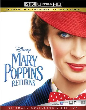 MARY POPPINS RETURNS [Blu-ray] cover