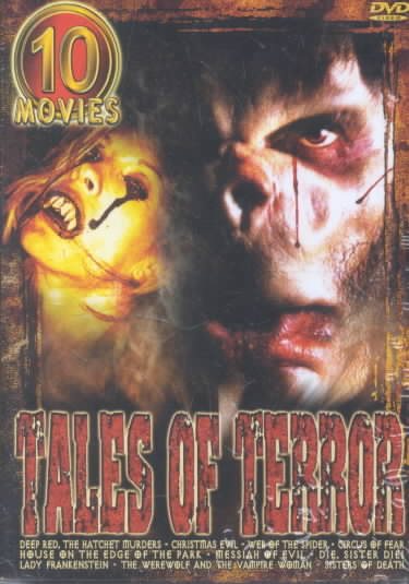 Tales of Terror (Deep Red / Christmas Evil / Web of the Spider / Circus of Fear / House on the Edge of the Park / Messiah of Evil / Die Sister Die / Lady Frankenstein / Werewolf & the Vampire Woman / Sisters of Death)