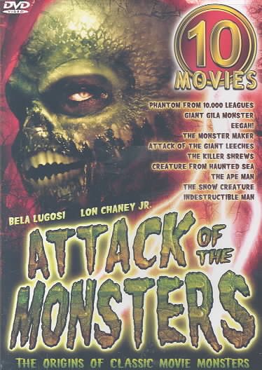 Attack of the Monsters 10 Movie Pack [DVD]