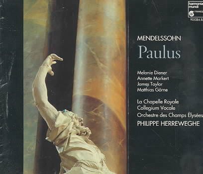 Mendelssohn: Paulus / Diener, Markert, J. Taylor, Görne: Herreweghe cover