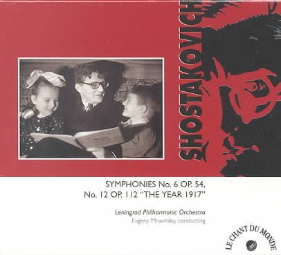 Shostakovich:Syms. 06 & 12-Year 1917 cover