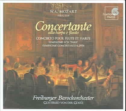 Mozart: Concerto for Flute & Harp, Symphony No. 31 (Paris) K 297, Symphonie Concertante K. 297b cover