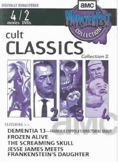 Cult Classics, Collection 2: Dementia 13/Frozen Alive/The Screaming Skull/Jesse James Meets Frankenstein's Daughter cover