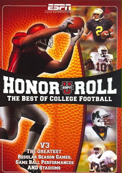 ESPNU Honor Roll: The Best of College Football - Vol. 3 cover