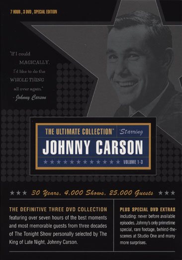 The Ultimate Johnny Carson Collection - His Favorite Moments From The Tonight Show (Vols. 1-3) (1962-1992)