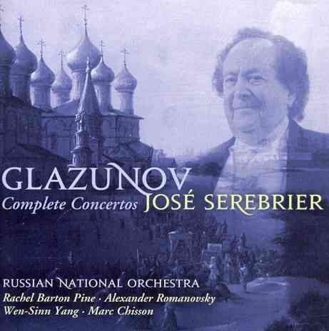 Glazunov: Complete Concertos cover