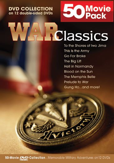 War Classics 50 Movie Pack Collection cover