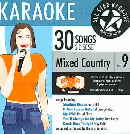 Karaoke: Mixed Country, Vol. 9 cover