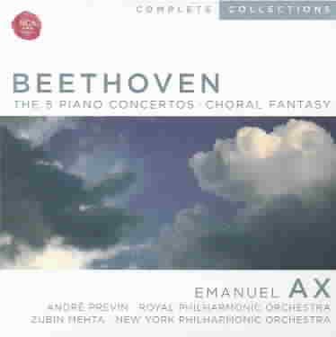 Beethoven, Piano Concertos 1-5; Choral Fantasia cover