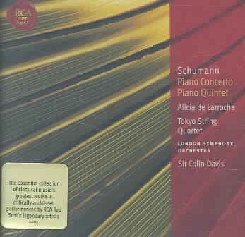 Schumann: Piano Concerto & Piano Quintet: Classic Library Series cover