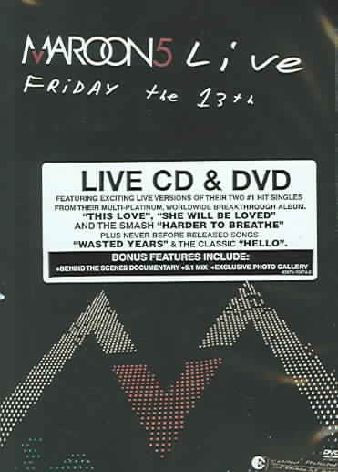 Maroon 5 Live:Friday The 13Th
