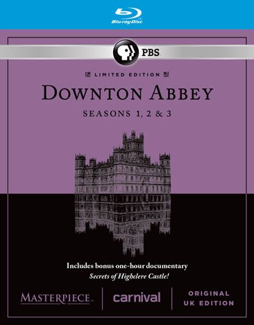 Masterpiece Classic Downton Abbey Season 1 2 and 3 ( Blue Ray) [Blu-ray] cover