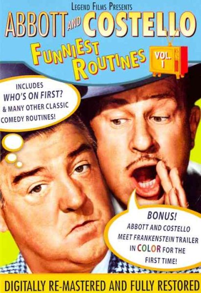 Abbott and Costello: Funniest Routines, Vol. 1 cover