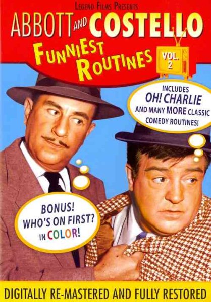 Abbott and Costello: Funniest Routines, Vol. 2 cover