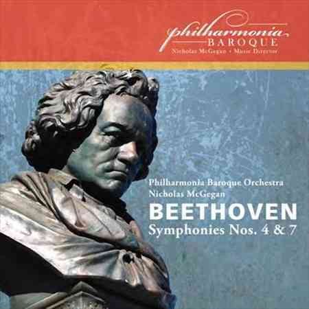 Beethoven: Symphonies Nos. 4 & 7 cover