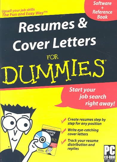 Resumes And Cover Letters For Dummies cover