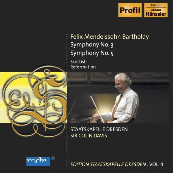 Mendelssohn: Symphony No. 3, "Scottish" / Symphony No. 5, "Reformation" cover