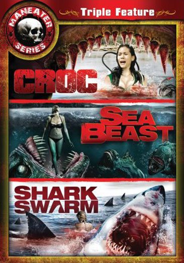 Maneater Series Triple Feature: Croc / Sea Beast / Shark Swarm