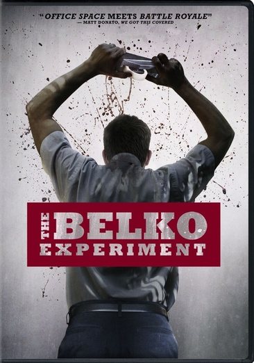 Belko experiment (DVD) cover