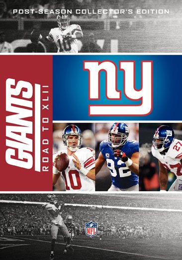 NFL- New York Giants - The Road to Super Bowl XLII cover