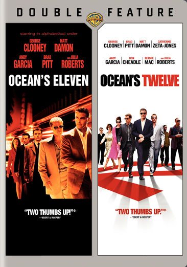 Ocean's Eleven/Ocean's Twelve (DBFE) (DVD) cover