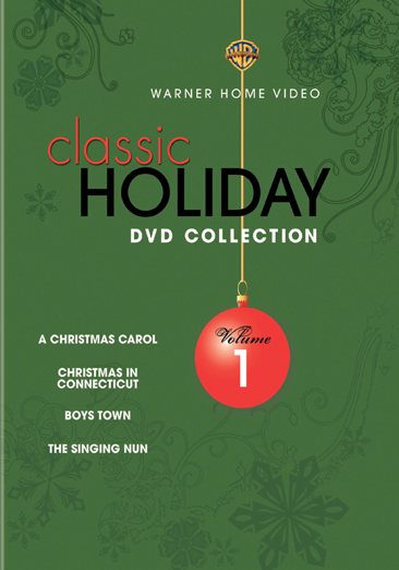 Warner Brothers Classic Holiday Collection, Vol. 1 (Boys Town / A Christmas Carol [1938] / Christmas in Connecticut / The Singing Nun) cover