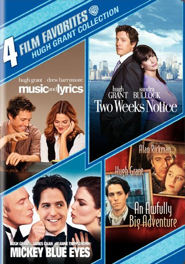 4 Film Favorites: Hugh Grant (An Awfully Big Adventure, Mickey Blue Eyes, Music and Lyrics, Two Weeks Notice) cover