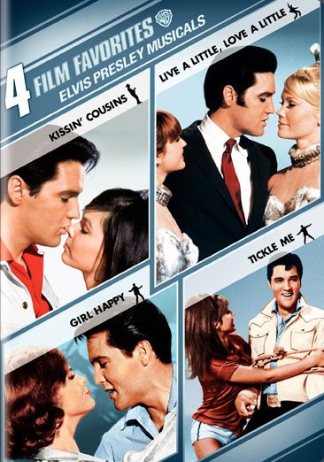 4 Film Favorites: Elvis Presley Musicals (Girl Happy / Kissin' Cousins / Live a Little, Love a Little / Tickle Me) cover