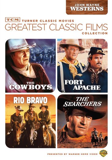 TCM Greatest Classic Films Collection: John Wayne Westerns (The Cowboys / Fort Apache / Rio Bravo / The Searchers) cover