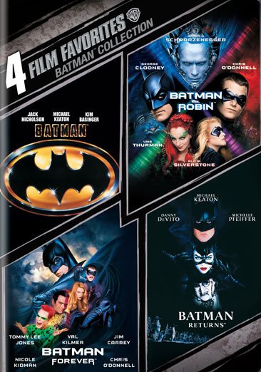 4 Film Favorites: Batman Collection (Batman / Batman Forever / Batman and Robin / Batman Returns) cover