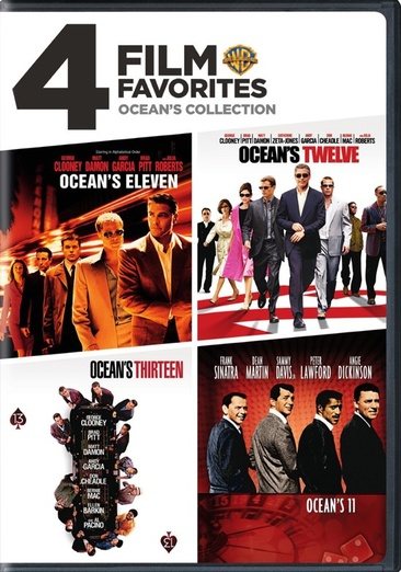 4 Film Favorites: Ocean's Collection (Ocean's 11 (1960), Ocean's Eleven (2001), Ocean's Twelve, Ocean's Thirteen) cover