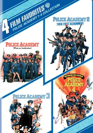 4 Film Favorites: Police Academy (Police Academy, Police Academy 2, Police Academy 3, Police Academy 4)