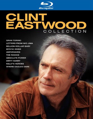 Clint Eastwood Collection (Absolute Power / Dirty Harry / Gran Torino / Kelly's Heroes / Letters from Iwo Jima / Million Dollar Baby / Mystic River / The Rookie / Unforgiven / Where Eagles Dare) [Blu-ray] cover