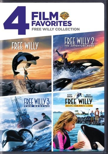 4 Film Favorites: Free Willy (Free Willy, Free Willy 2: The Adventure Home, Free Willy 3: The Rescue, Free Willy 4) cover