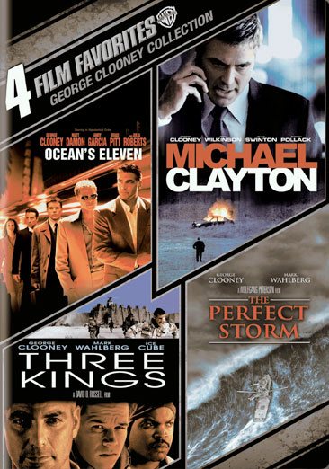 4 Film Favorites: George Clooney (Michael Clayton, Ocean's Eleven, The Perfect Storm, Three Kings) cover