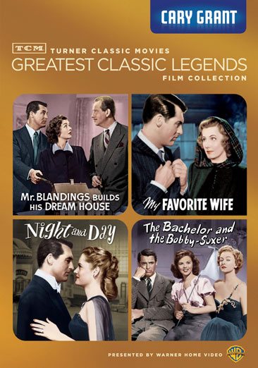 TCM Greatest Classic Legends: Cary Grant (Mr. Blandings Builds His Dream House / My Favorite Wife / Night and Day / The Bachelor and the Bobby-Soxer) cover