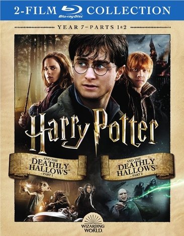 Harry Potter Double Feature: The Deathly Hallows Part 1 & 2 [Blu-ray] cover