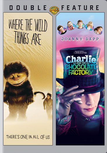 Where the Wild Things Are / Charlie and the Chocolate Factory (DVD) (DBFE) cover