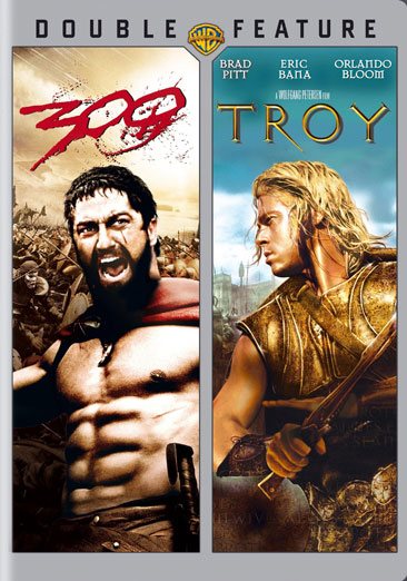 300 / Troy (DVD) (DBFE) cover