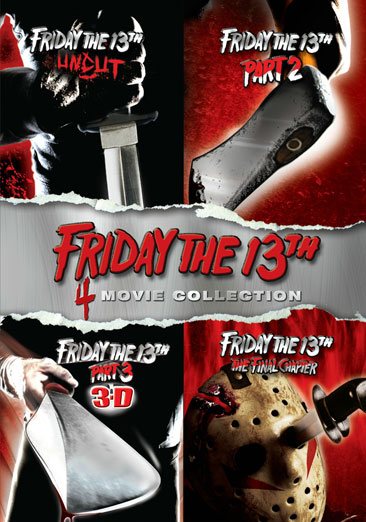 Friday the 13th (4-Movie Collection) [Friday the 13th Uncut / Friday the 13th Part 2 / Friday the 13th Part 3 / Friday the 13th Final Chapter] cover