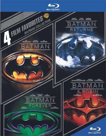 4 Film Favorites: Batman Collection (Batman / Batman Returns / Batman Forever / Batman & Robin) [Blu-ray] cover