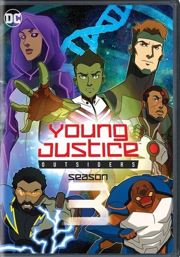 Young Justice Outsiders: Season 3 (DVD) cover