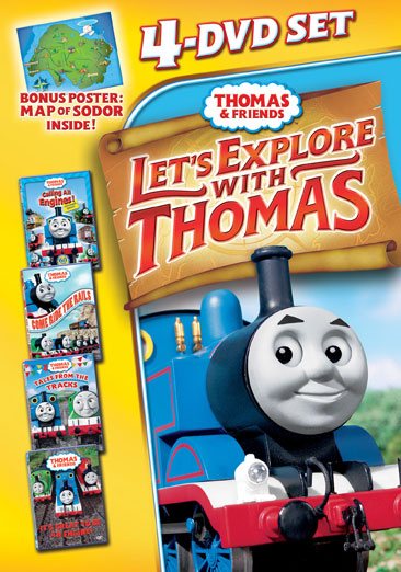 Thomas & Friends: Let's Explore With Thomas 4 Pack - DVD cover