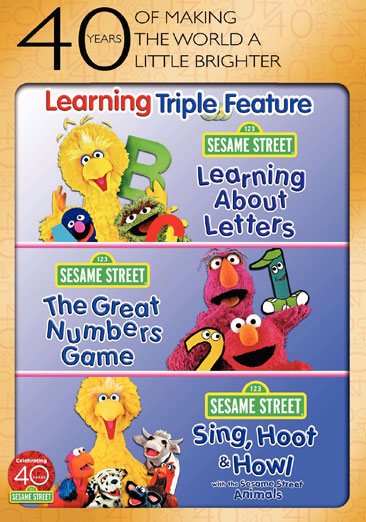 Sesame Street: Learning Triple Feature (Learning About Letters / The Great Numbers Game / Sing, Hoot & Howl)