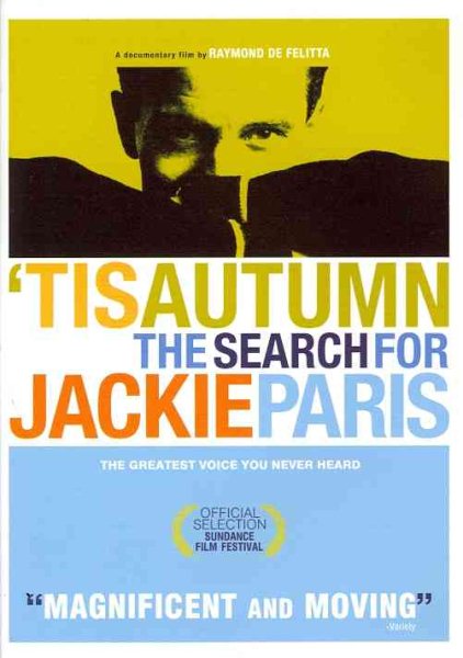 'Tis Autumn: The Search for Jackie Paris cover